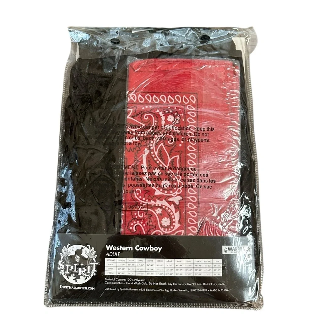 NWT Spirit Halloween Adult L/XL Mens Western Cowboy Costume Yellowstone New - Picture 6 of 7